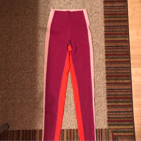NEW Beach Riot Colorblock Legging Merlot - Picture 4 of 5